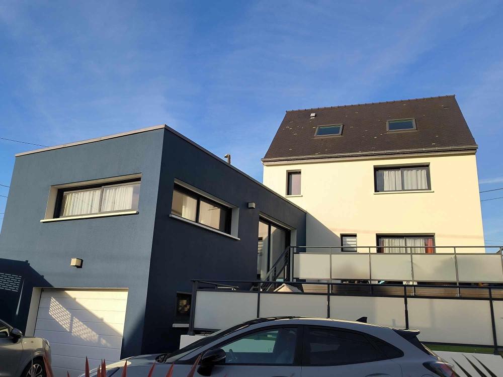 ravalement de façade brest - après